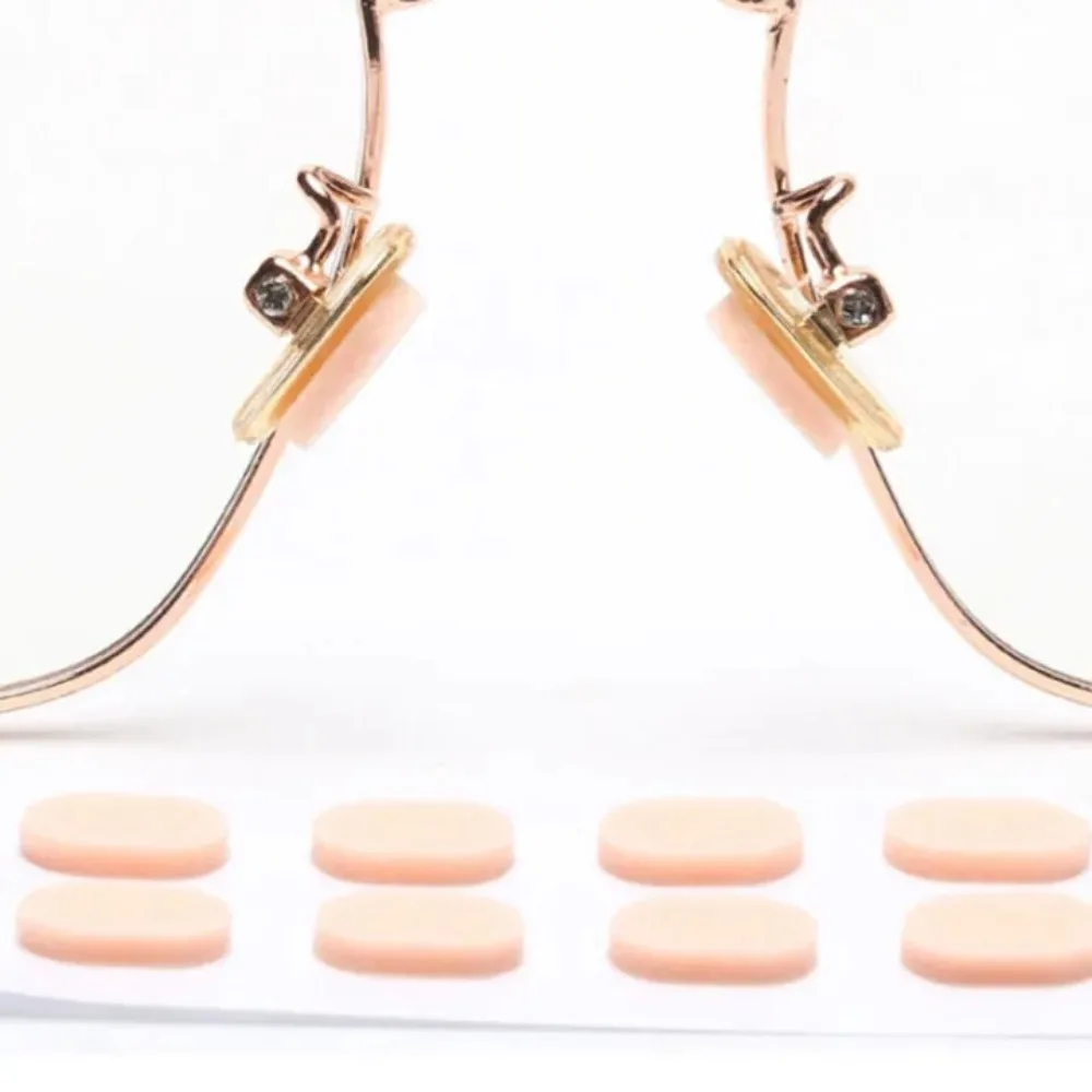 40Pcs Soft Anti-slip Glasses Nose Pads EVA Foam Adhesive Sweat Absorb Sponge Nose Pads Eyeglasses Stickers Eyewear Accessories