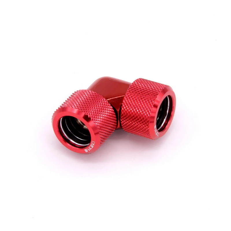 Bykski G1/4'' 90 stopni Złączka obrotowa Rura akrylowa 14mm 16mm 12mm Złączka do rur twardych Ręczne akcesoria komputerowe Złączka do PETG — zdjęcie 2