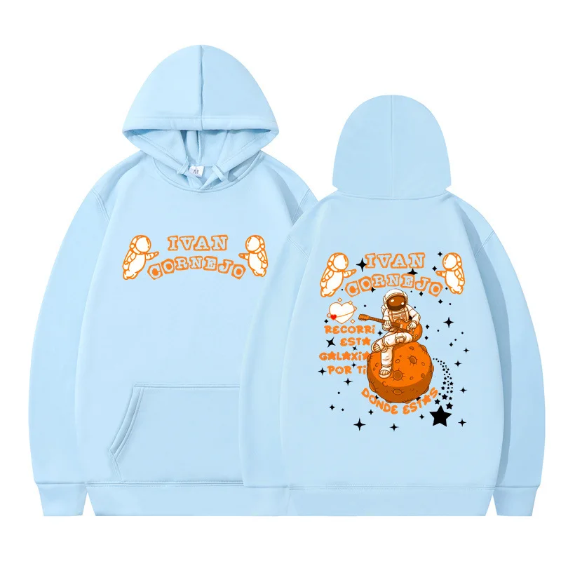 เสื้อฮู้ดพิมพ์ลายสองด้าน Ivan Cornejo Mirada Tour สำหรับแฟนๆ ฤดูใบไม้ร่วง ฤดูหนาว เสื้อสเวตเชิ้ตลำลองมีฮู้ดสำหรับผู้ชายและผู้หญิง