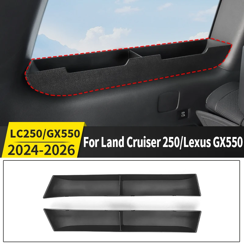 

Rear Window Side Storage Box for 2024 2025 Toyota Land Cruiser 250 Prado Lc250,Interior Upgrade Accessories Lexus 550 GX 550