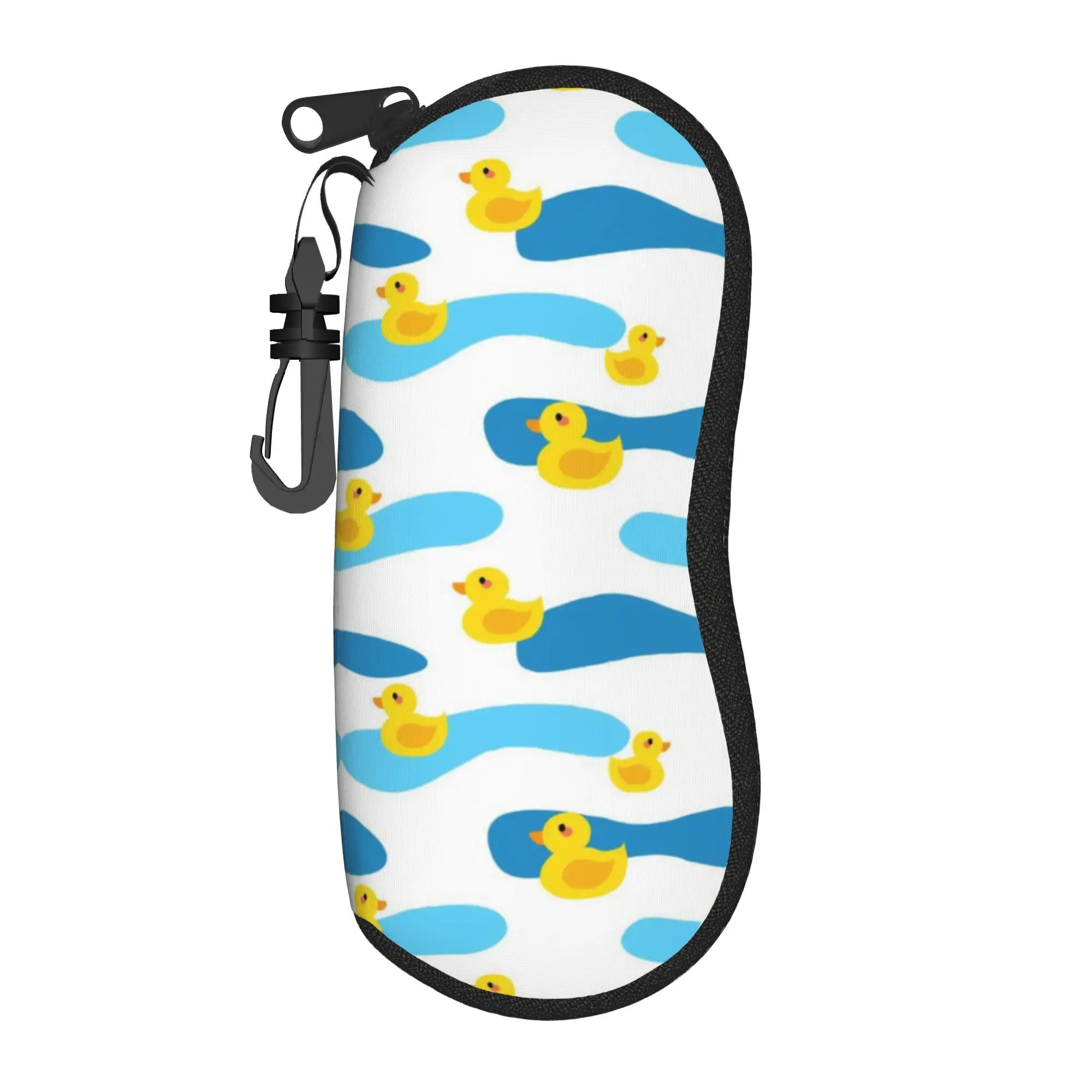 cartoon yellow duck shower Glasses Case Men Women Convenient Box  Sunglasses Protector Vintage Eyeglasses Box