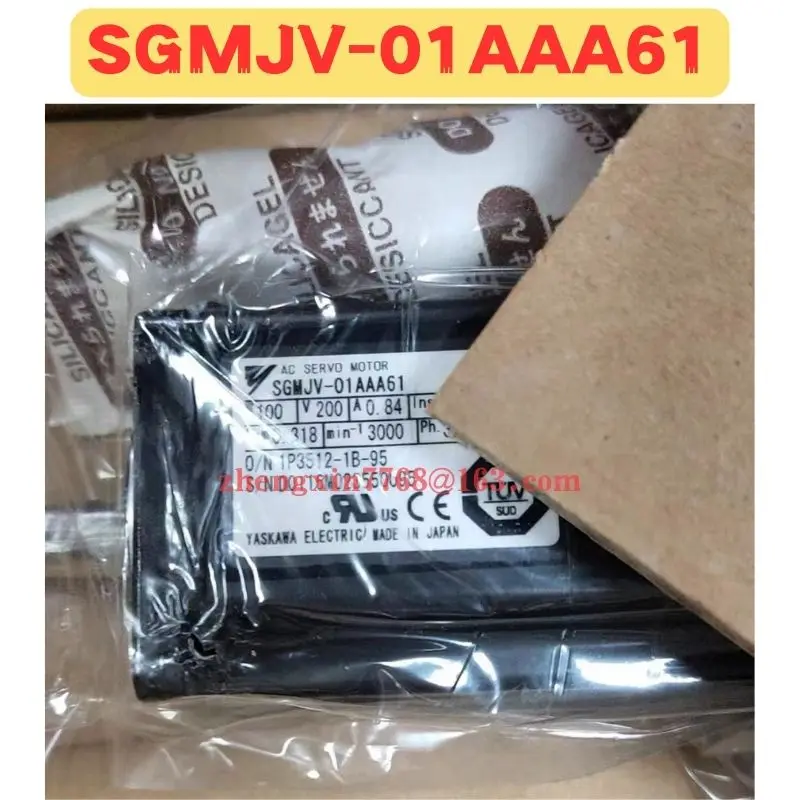 Servo motor original SGMJV-01AAA61, SGMJV 01AAA61, novo