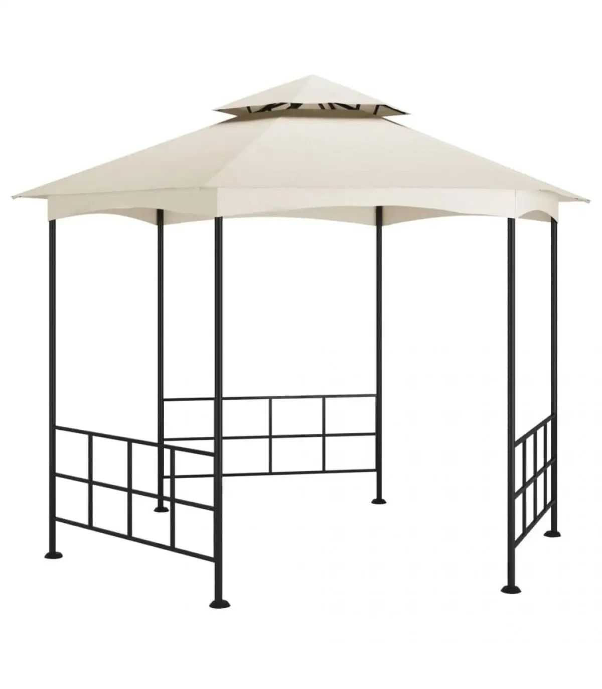 3,1x2,7 m cream side walls gazebo tents