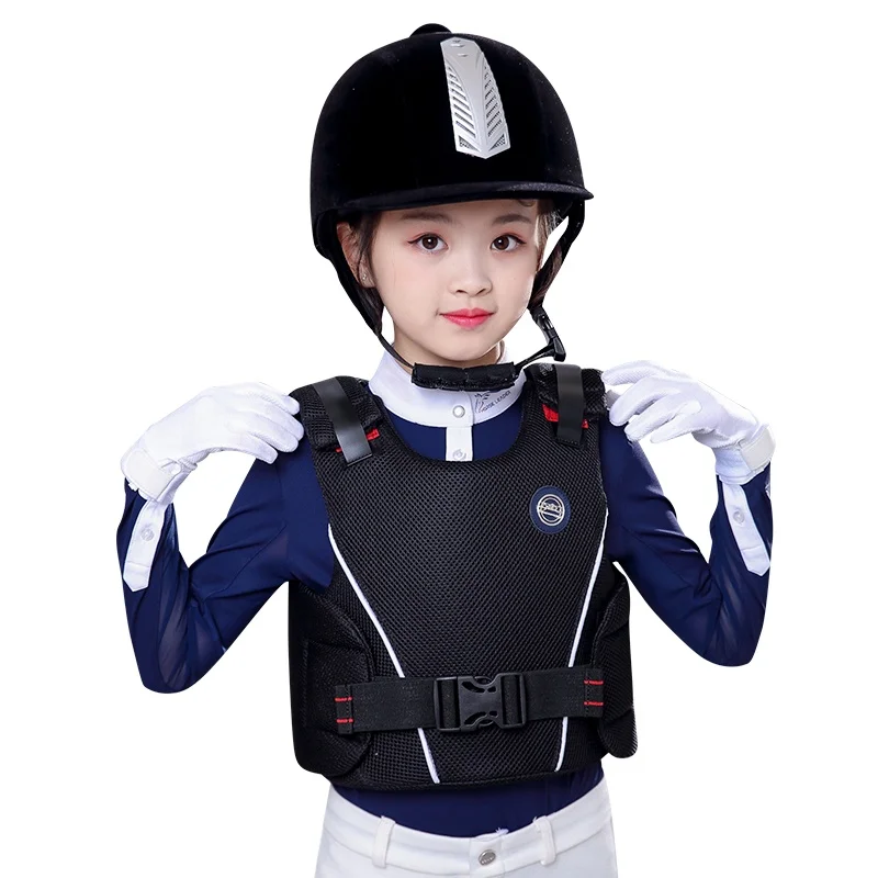 

Children's Professional Equestrian Clothing Kid's Equipment Anti-Collision Armor Vest Shock Absorption Thickened