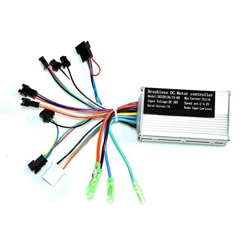 1 Set 36V 17A 250W/350W Motor Controller E-Bike Brushless Speed Controller Accessories And S866 LCD Display