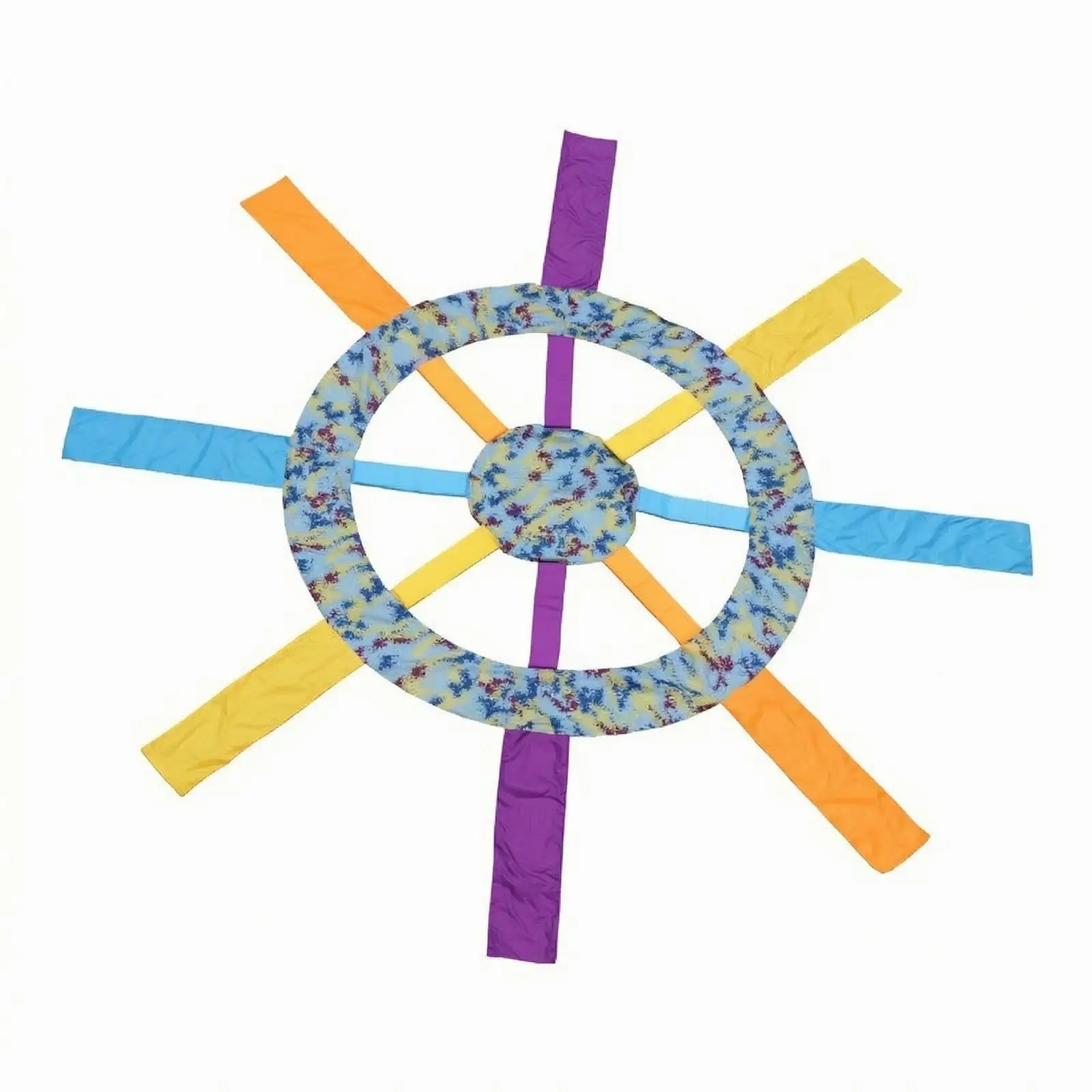 Interactive Activity Wheel with Straps | Soft Textile Construction, Lightweight Easy-to-Handle Design, Sensory Wheel, for Active