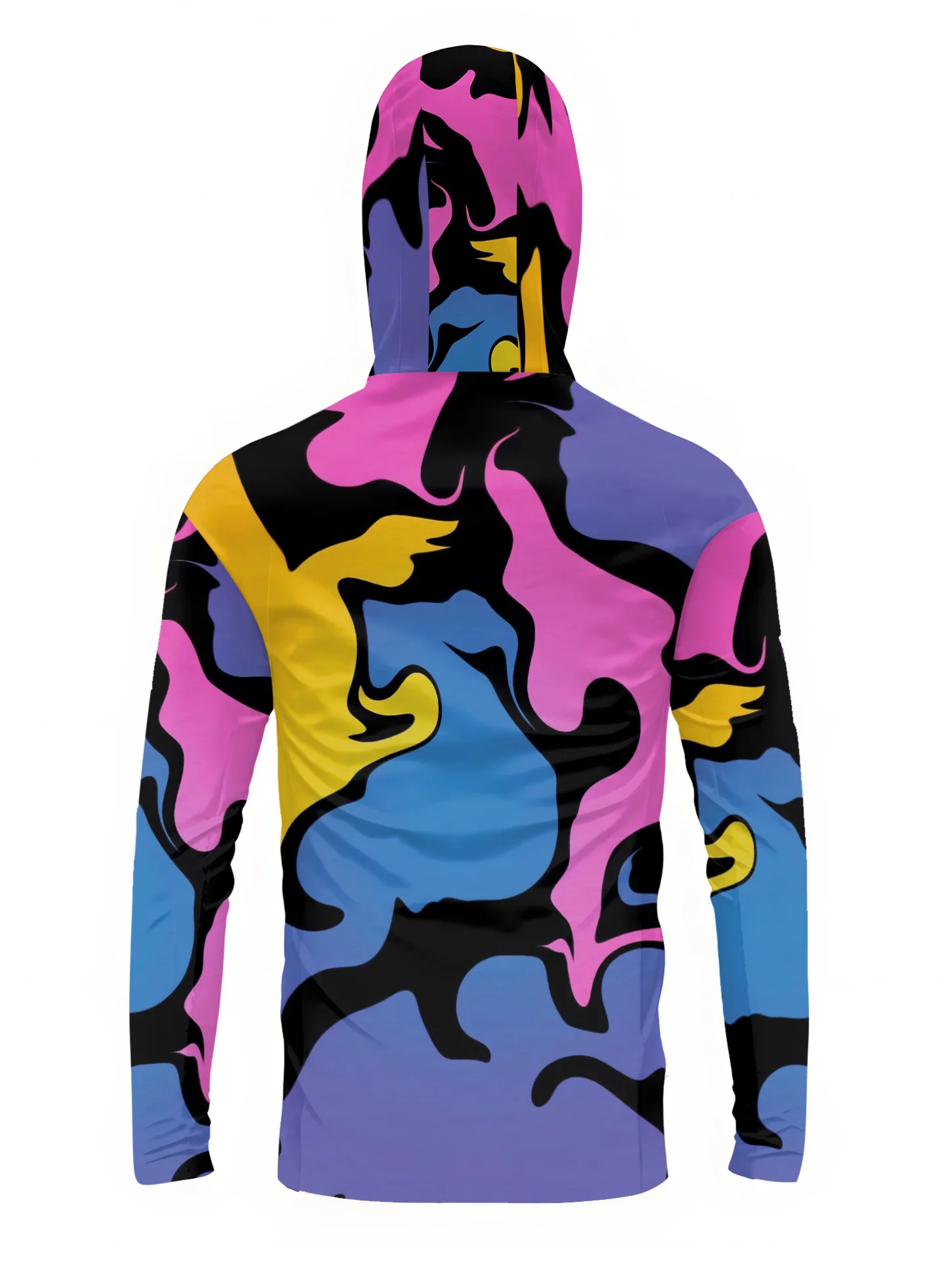 2026 Summer Best-selling Outdoor Leisure Sports Fashion Comfortable and Simple Patterned Printed Men's Long-Sleeved Shirt - view 5