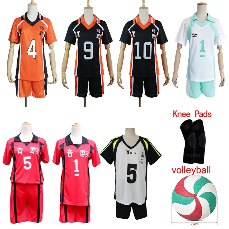 Anime Karasuno High School Haikyuu Cosplay Costume High School Student Volleyball Basketball Sportswear Adult Summer Clothes