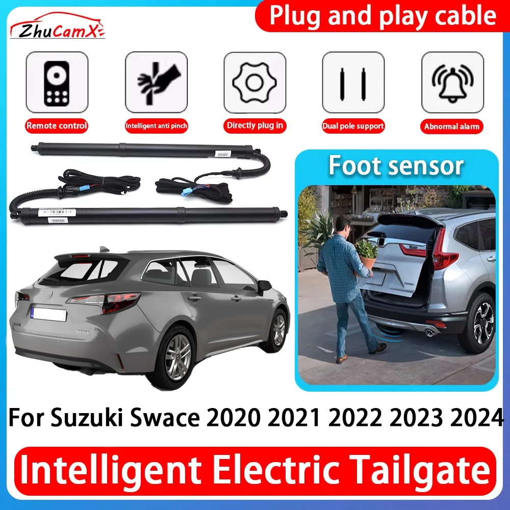 ZhuCamX Car Power Trunk Electric Suction Tailgate Intelligent Tail Gate Lift Strut For Suzuki Swace 2020 2021 2022 2023 2024