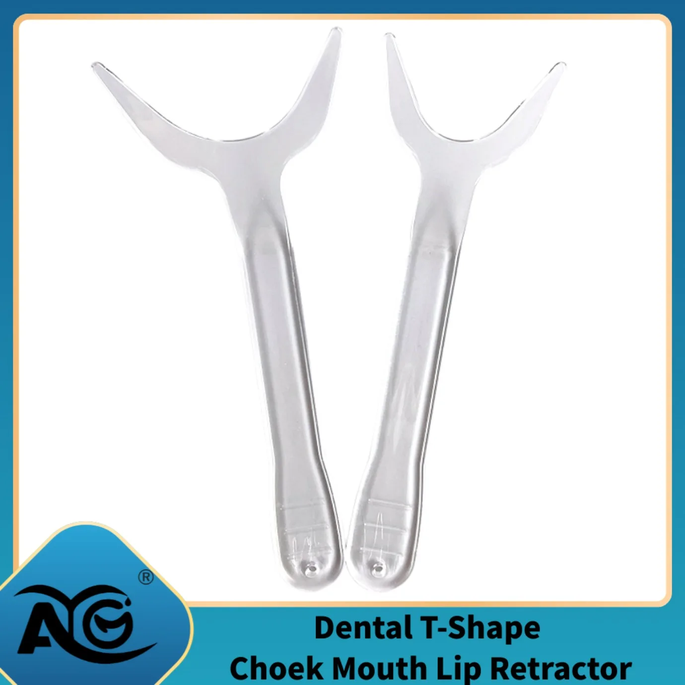 AG 1pc Dental Lip Pressure Retractor T-Shape Intraoral Cheek Orthodontic Teeth Mouth Opener for Photography Autoclavable Dentist
