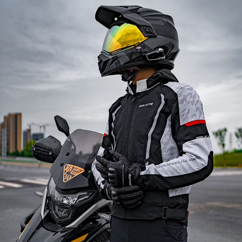 

Motorcycle Riding Keep Warm Jacket Leather Jacket Removable Liner Riding Racing Waterproof Jacket Motocross Large Size S-5XL