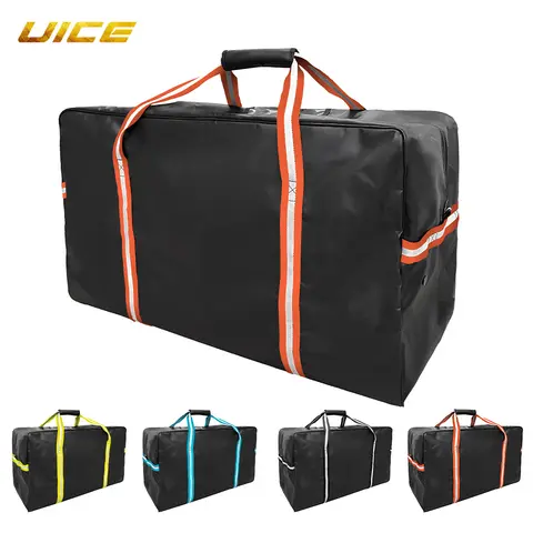 Torba hokejowa UICE na kije hokejowe, przenośny zestaw sprzętu hokejowego, plecak dla nastolatków i dorosłych, wentylowany, dezodorujący sprzęt sportowy