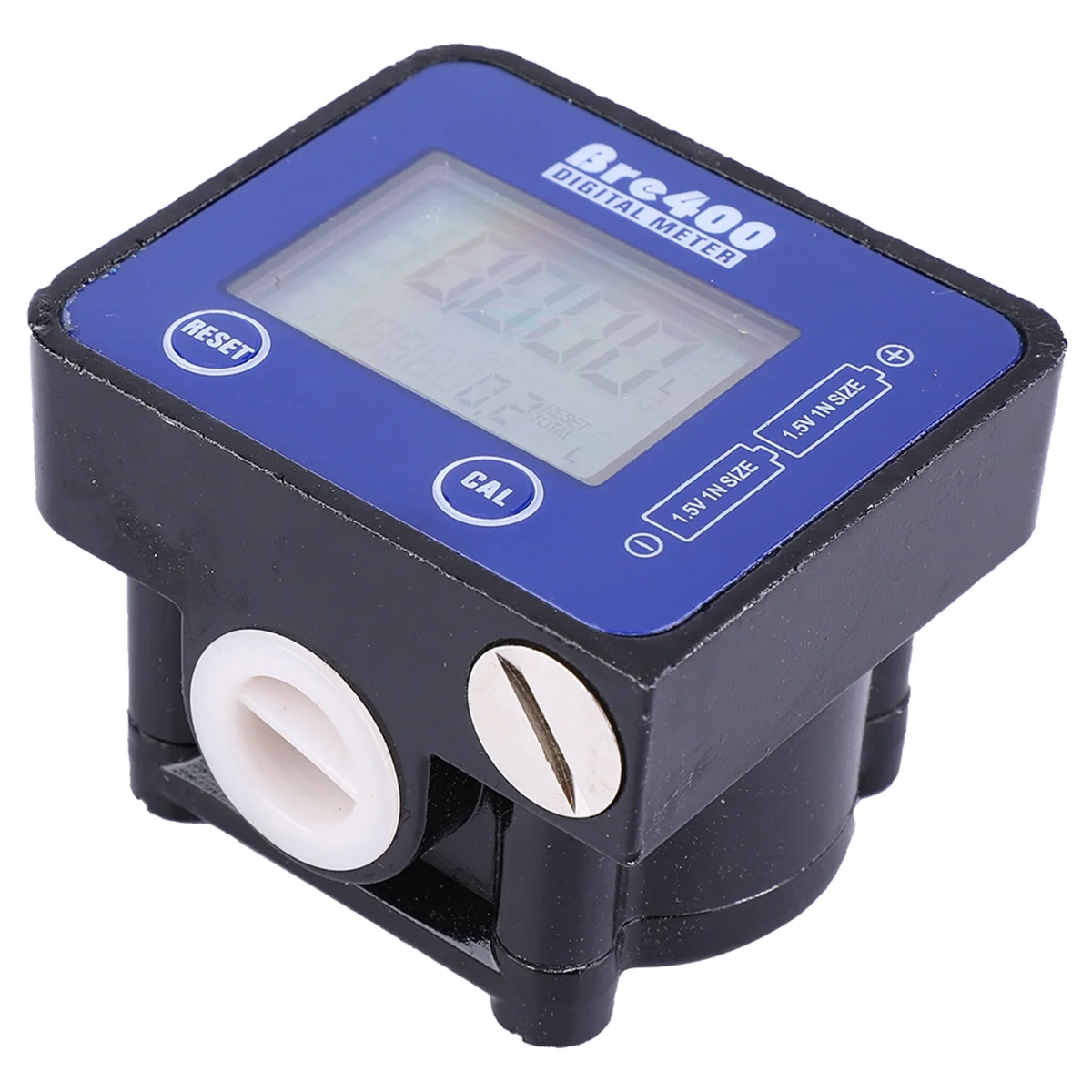 Digital Meter High Accuracy Flowmeter Gauge Blue LCD Display for Chemicals Liquid Water Ultrasonic