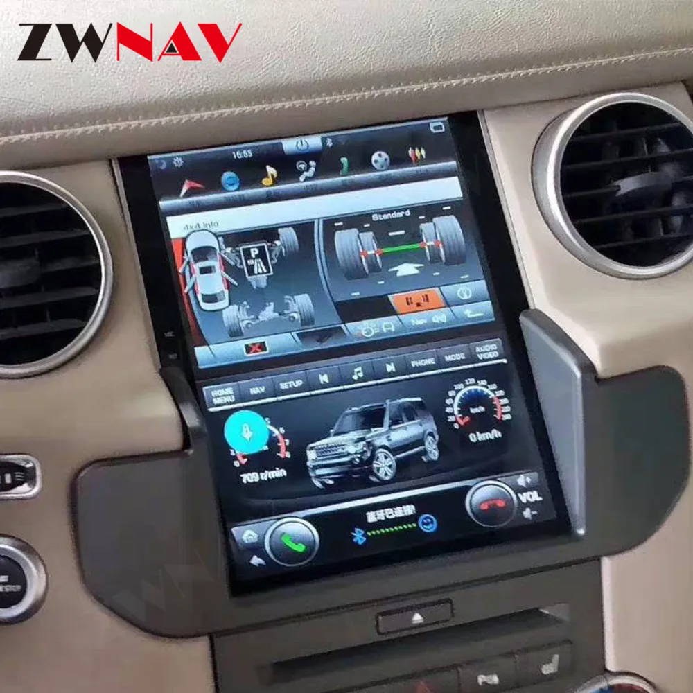 Android 14 GPS Navigation Carplay 10.4 Inch Touch Screen For Land Rover Discovery 2010-2016 WIFI 4G Auto Radio Stereo Carplay