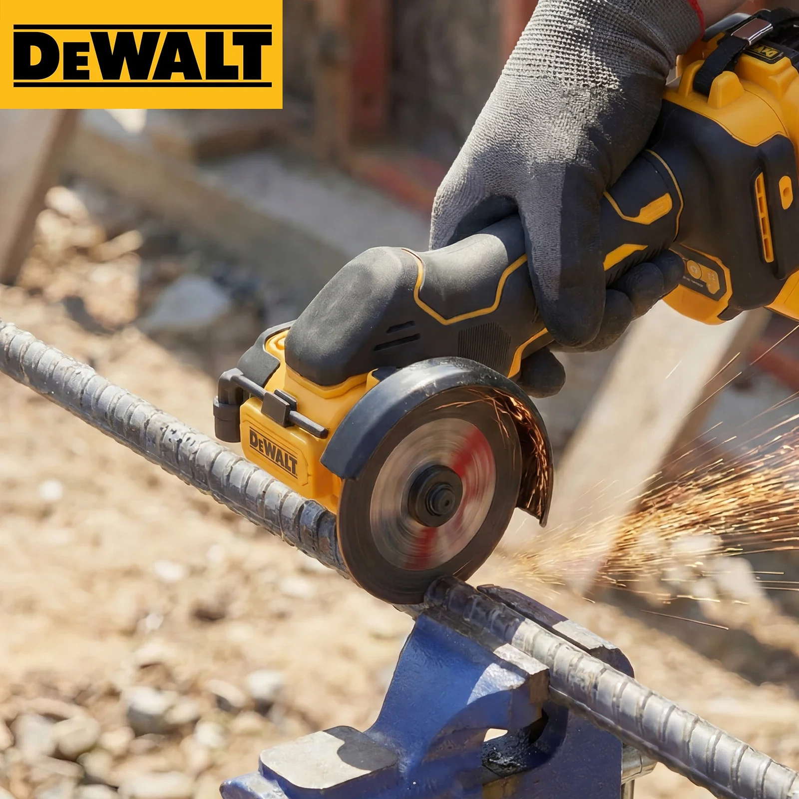 DeWalt DCS438 Cordless Angle Grinder 3 Inch Mini Polishing Grinding Machine Electric Cutting Power Tools