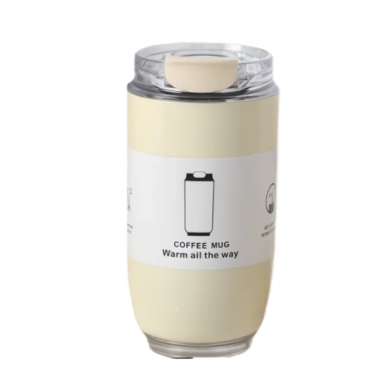 

Ins Style 304 Stainless Steel Tumbler 16oz, Vacuum Insulated Thermal Mug Leakproof Travel Coffee Cup with Lid Thermos bottle