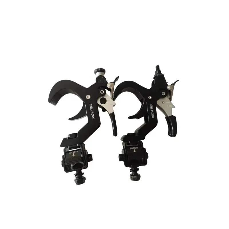 250KG Load Capacity Folding Double Stage LED Moving Head Stage Lighting Hook Clamps Modern Style for Graduation Ramadan