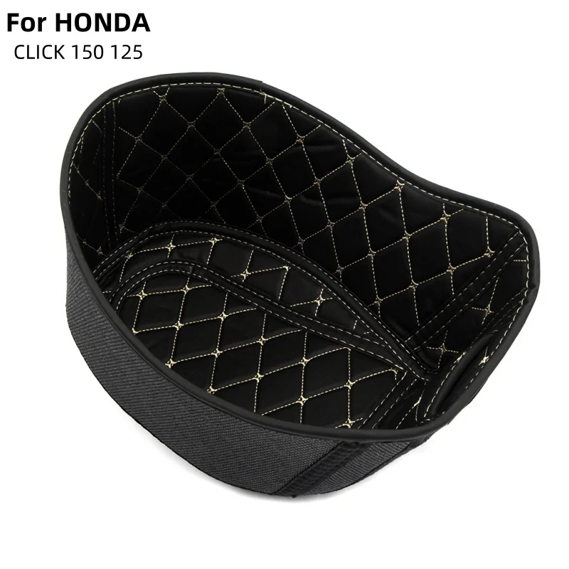 

Motorcycle Accessories Rear Trunk Protector Liner Compartment Pad Waterproof PU Seat Storage Box Mat For HONDA CLOCK150 click125