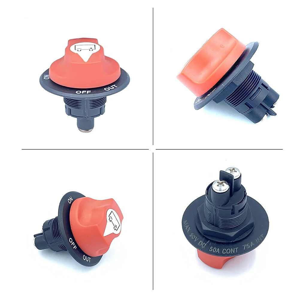 

Isolating Switch Waterproof Disconnect Power RV Cut Off Master Isolator for Car Boat Truck ATV Electrical Home Decor