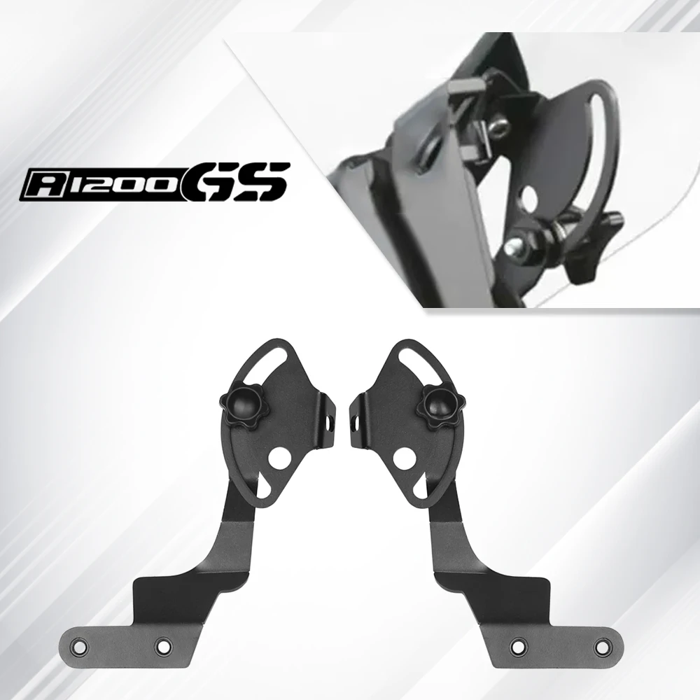 

FOR BMW R1200GS/Adventure 2013-2023 R1200/1250 GS/GSA Windscreen Windshield Stabilizer Support Holder CNC R1250GS/Adventure
