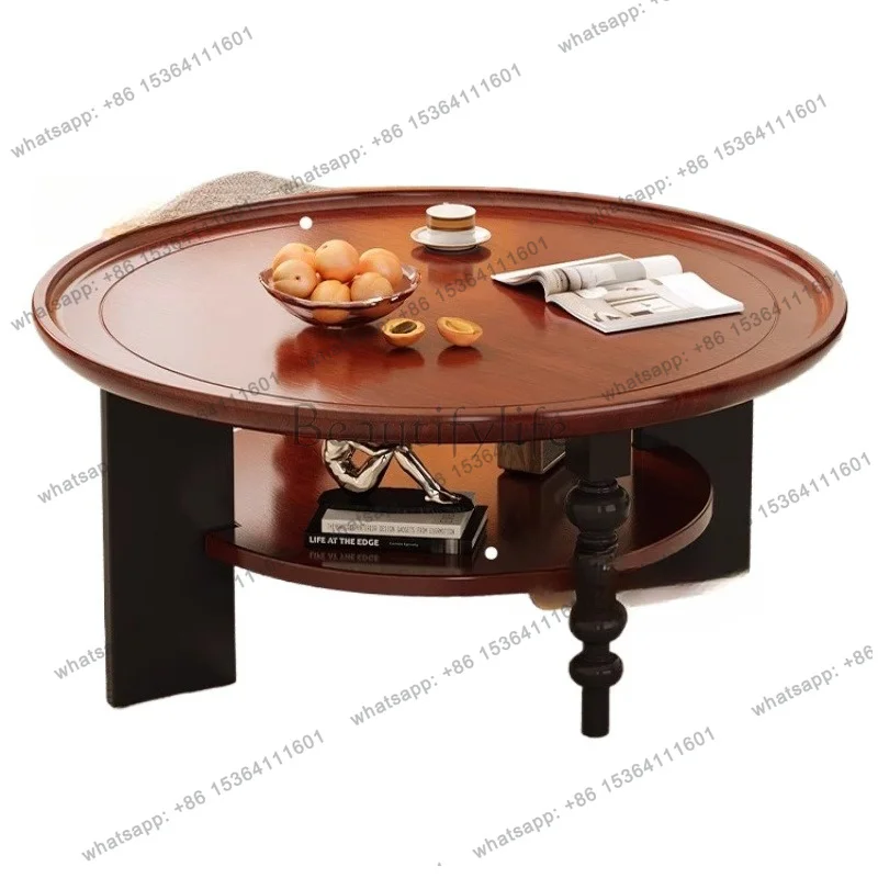 Factory Direct SalesAesthetics Luxury Coffee Table Plush Rustic Hotel Storage Coffee Table Japanese StorageStolik Kawowy Living