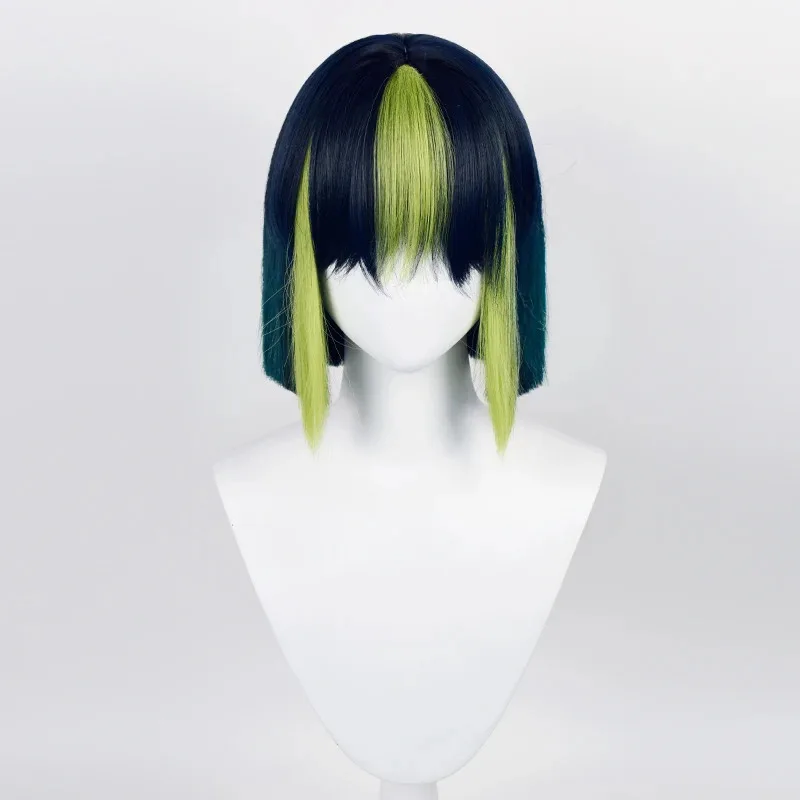 Sumeru Tighnari Cosplay perruque Genshin Impact Tighnari oreille queue accessoire 30 cm courte résistant à la chaleur synthétique perruque Halloween fête perruques