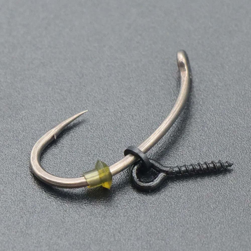 50 stücke Karpfen Angeln Haken Stop Perlen Haken Spitze Stopper Für Karpfen Haar Rig, Der Zubehör Ronnie Rig Boilie Terminal angelgerät – Detail 4