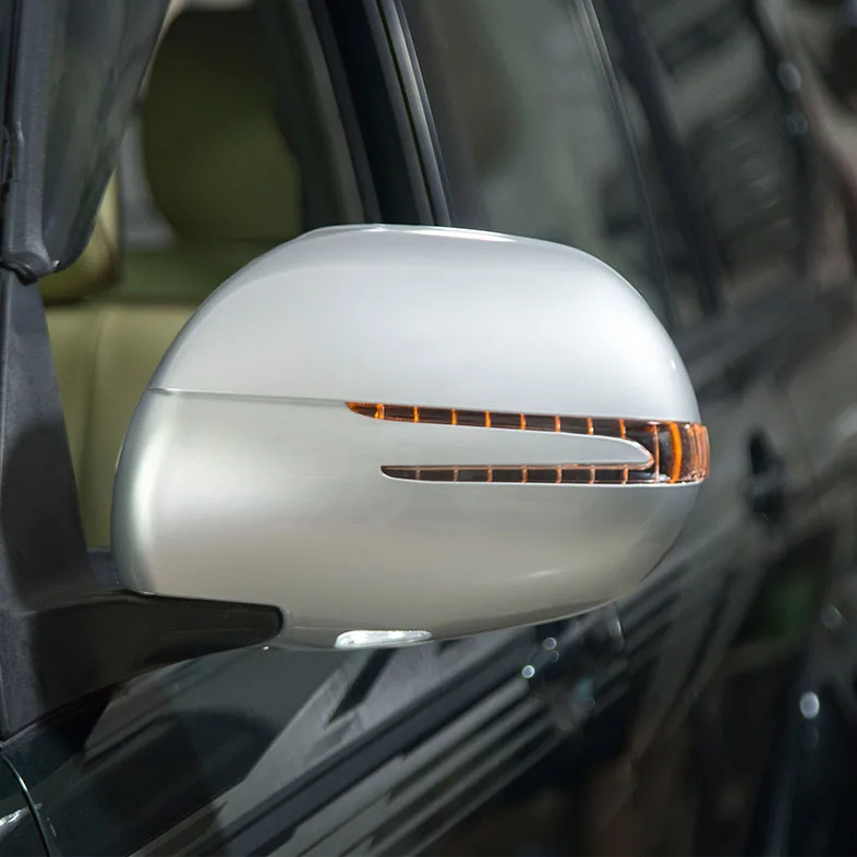 LED Side Rear-View Mirror Cover for   Prado 120 Fj120 LC120 2003 2004 2005 2006 2007 2008 2009 Accessories