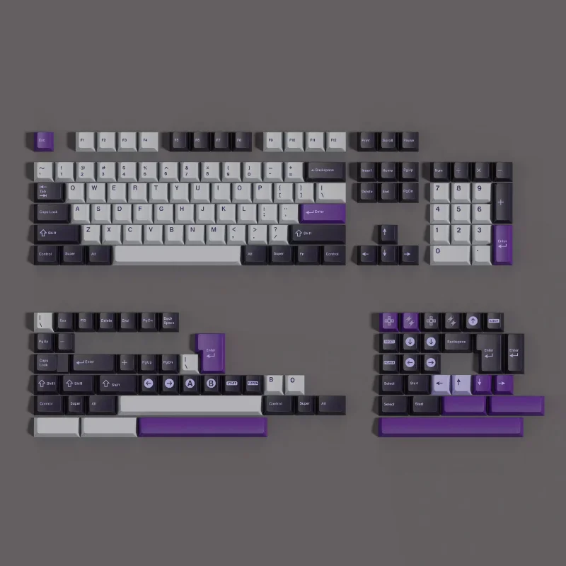 GMK NTD Keycaps Set Cherry Profile Keycap PBT 5-Sided Therm Sublimation Key Cap for Mechanical Keyboard Custom Gaming Accssories