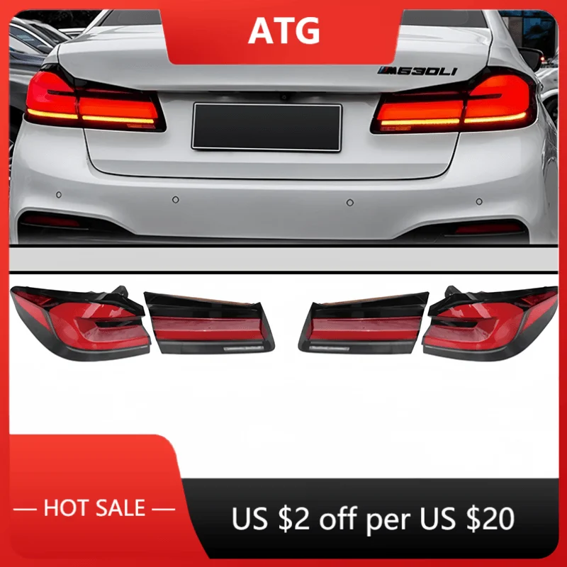 It is suitable for BMW 5 Series f10 12-18 taillights after modification of brake lights LED