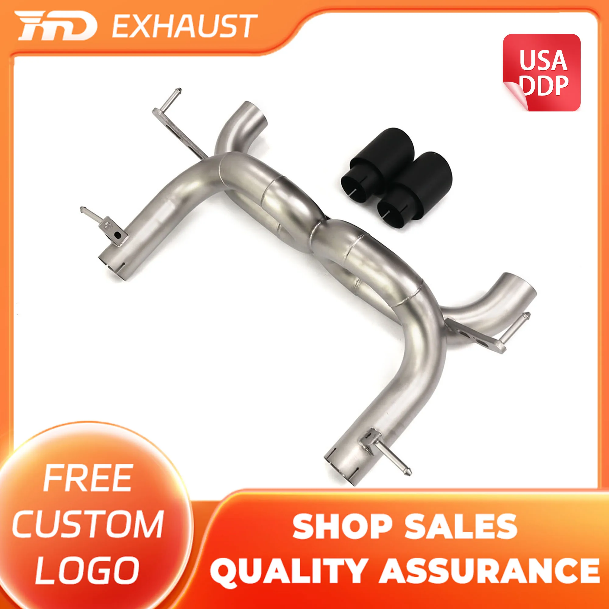 

HMD Hot sale Exhaust System Stainless Steel Performance Catback for Ferrari 488 Without Valve Version