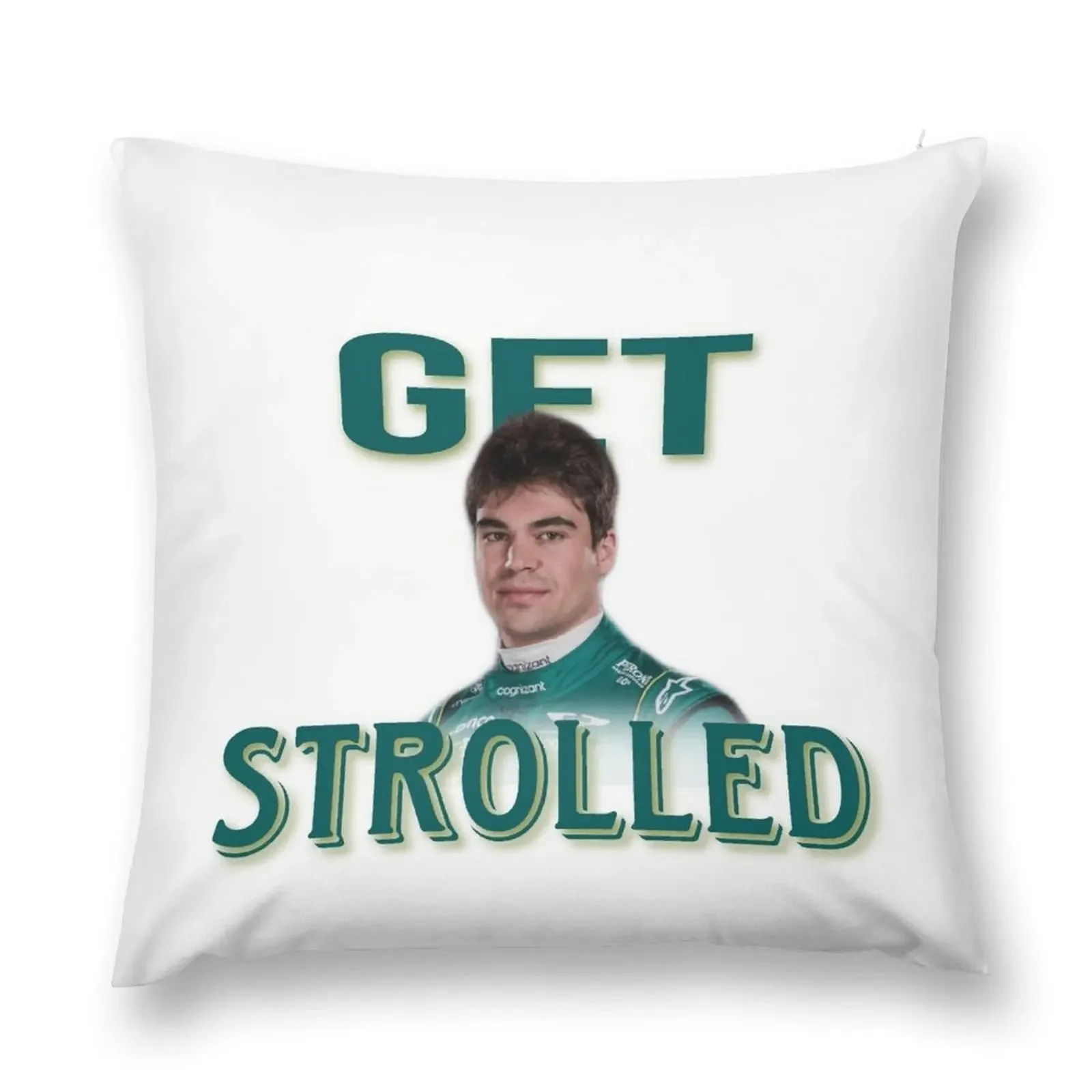 

Lance Stroll - Get Strolled Throw Pillow sleeping pillows Cushions pillow