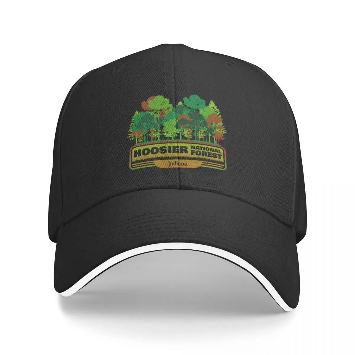 Hoosier National Forest, Indiana, Landscape Trees Baseball Cap dad hat Sunhat Sports Cap Women's Golf Wear Men's