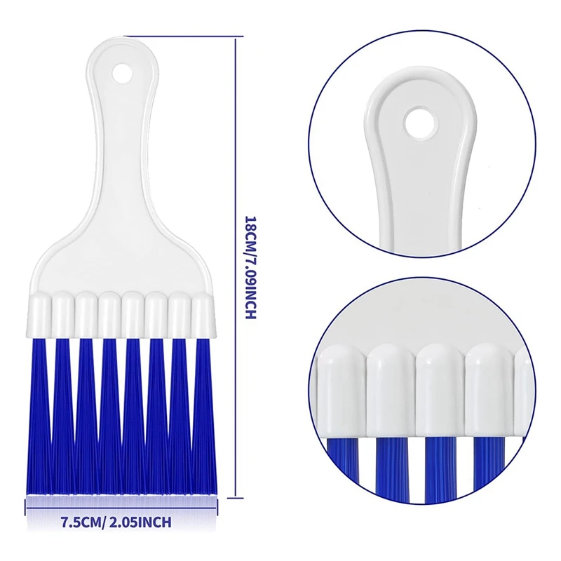 Air Conditioner Condenser Fin Comb Cleaner Set Kit Air Conditioner Fin Cleaner Brush Set Kit Evaporator Radiator Repair Tool