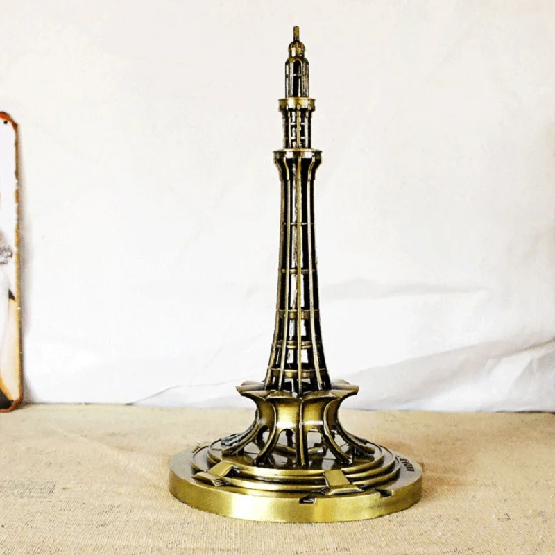 28 Kind Metal Handicrafts Pisa Tower Egyptian Pyramids Building Model Kremlin Burj Khalifa Building Ornaments Architects Gifts