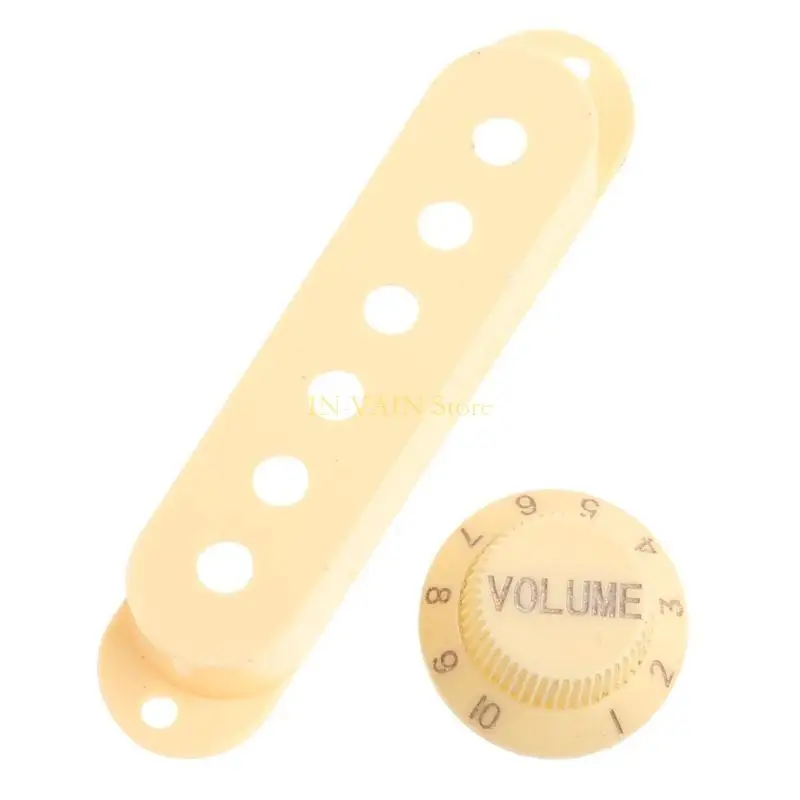 M5TC 8PCS SSSピックアップカバーボリュームトーンノブスイッチチップセットエレキギターセントクレ