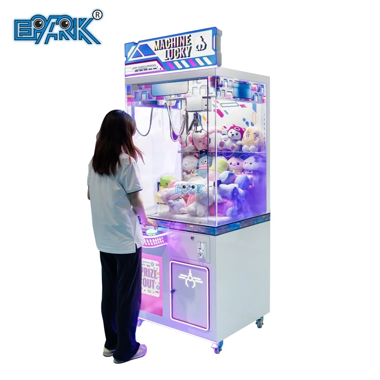 

Coin Operated Arcade Crane Game Machine Full-Size Plastic 1 Year Warranty Home & Commercial Use Claw Machine
