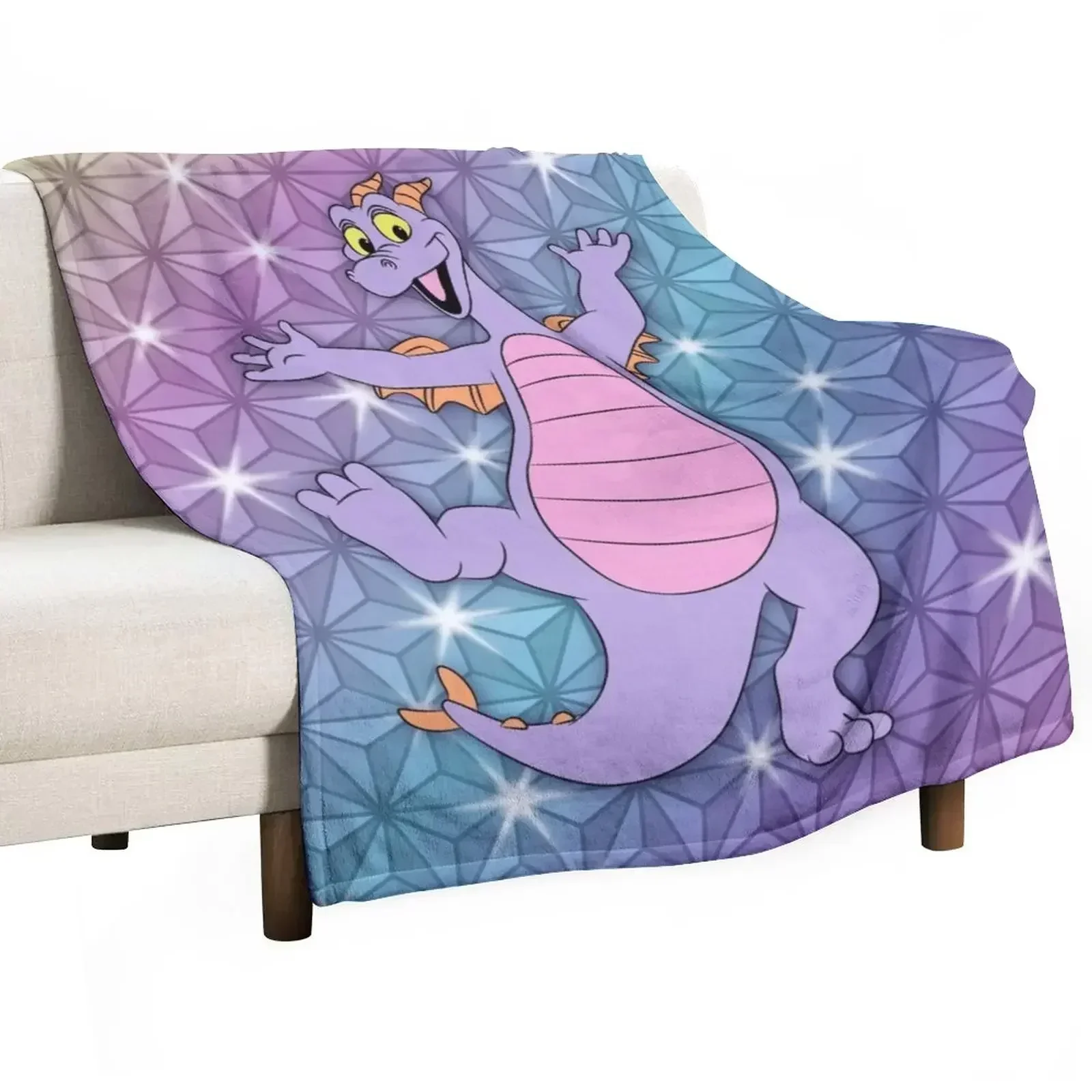 Epcot Figment Beacon of Magic Throw Blanket Extra Large Throw Luxury St Giant Sofa Beautifuls Hairys Bed linens Blankets