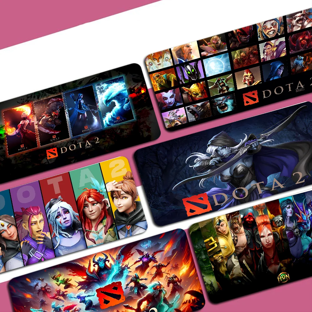 

Game D-Dota 2 Mousepad Custom Skin Desktop Desk Mat Kawaii Gaming Accessories Students Writing Pad for PC Computer Table