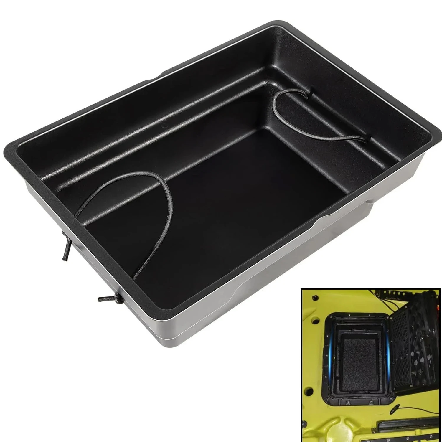 Cubo Rectangular para Equipo de Pesca, Caja de Almacenamiento para Kayaks Hobie Mirage Cat Pro Angler 12/14, Pro Angler 360 12/14