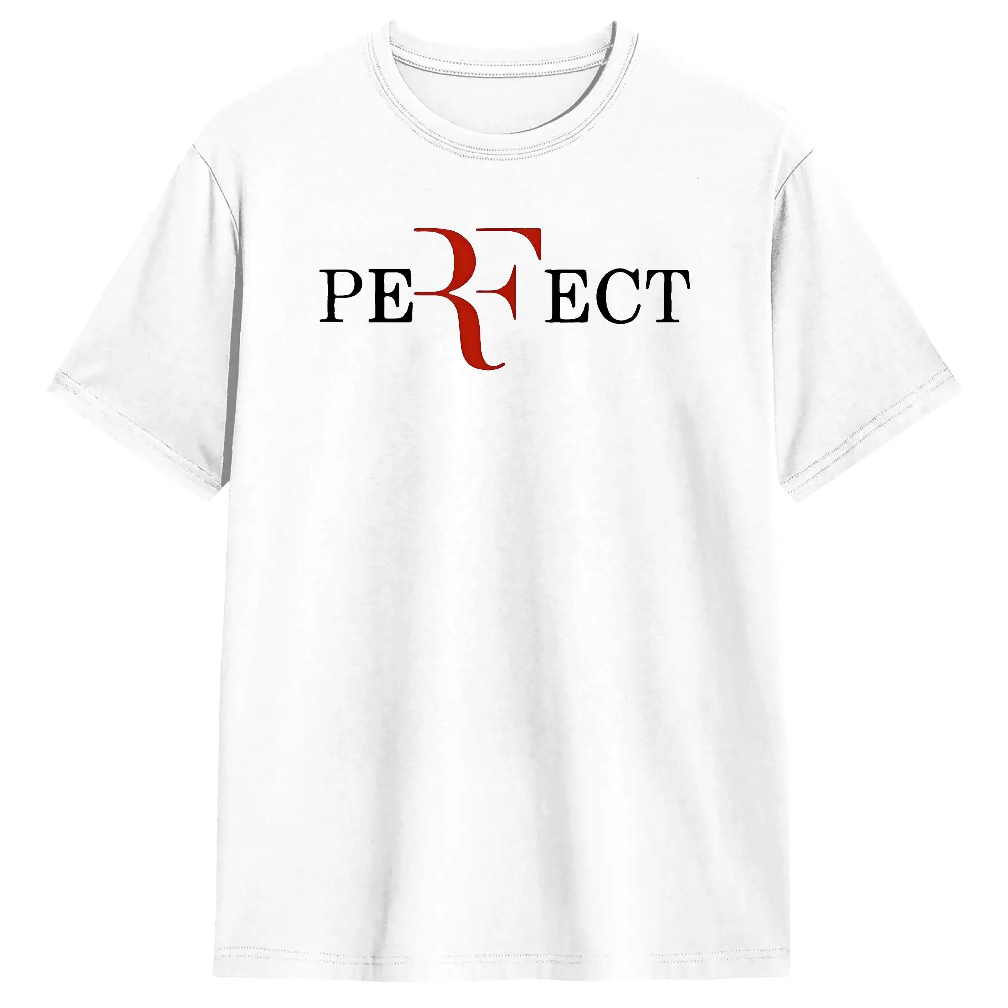 Team Roger Federer Logo T Shirt Summer  Pure Cotton T Shirts For Male Casual Tshirt Short Sleeves Vintage Tops