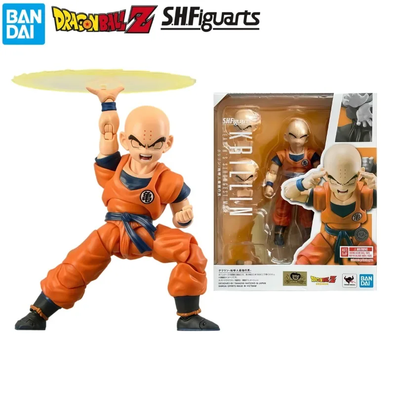100-original-bandai-shfiguarts-krillin-destructo-disk-dragonball-z-fully-articulated-anime-collectible-action-figure-in-stock