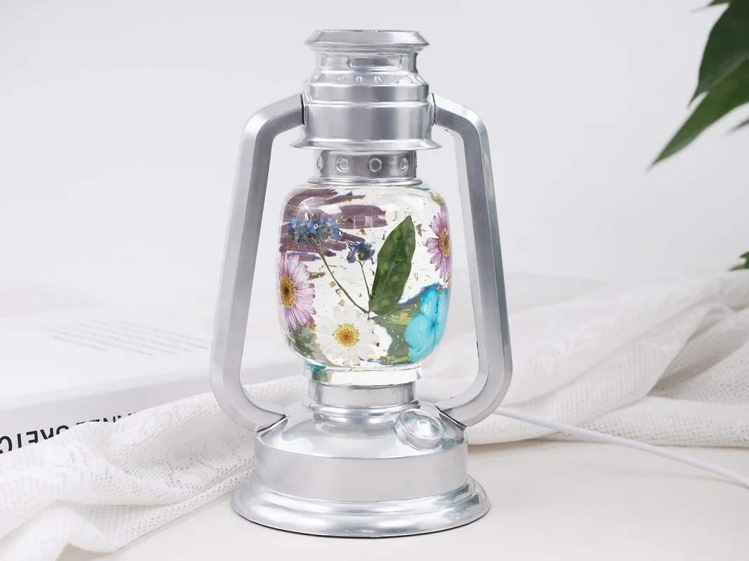 Kerosene Lamp With Handle Desktop Ornament Silicone Mold DIY Retro Camping Lights Night Lights Bedside Lights Epoxy Resin Molds