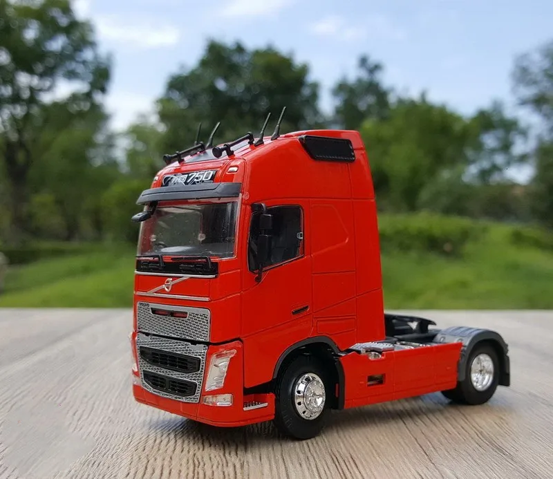 Classic Alloy Toy Model Gift 1:50 Scale Vol vo FH16 750 4X2 Transport Truck Tractor Vehicles DieCast Toy Model For Collection