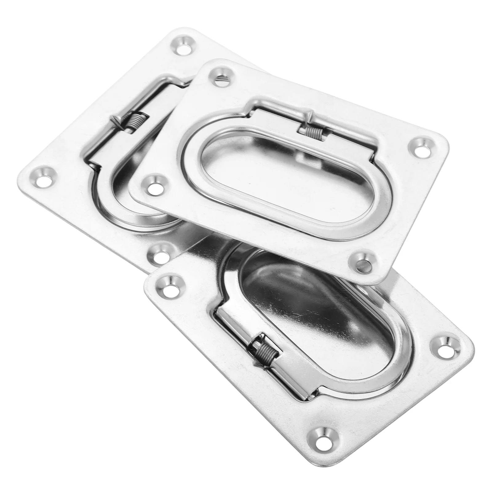 

Stainless Steel Marine Hardware Flush Pull Hatch Latch 304 Grade Boat Compartment Handle Spring Loaded Easy Operate