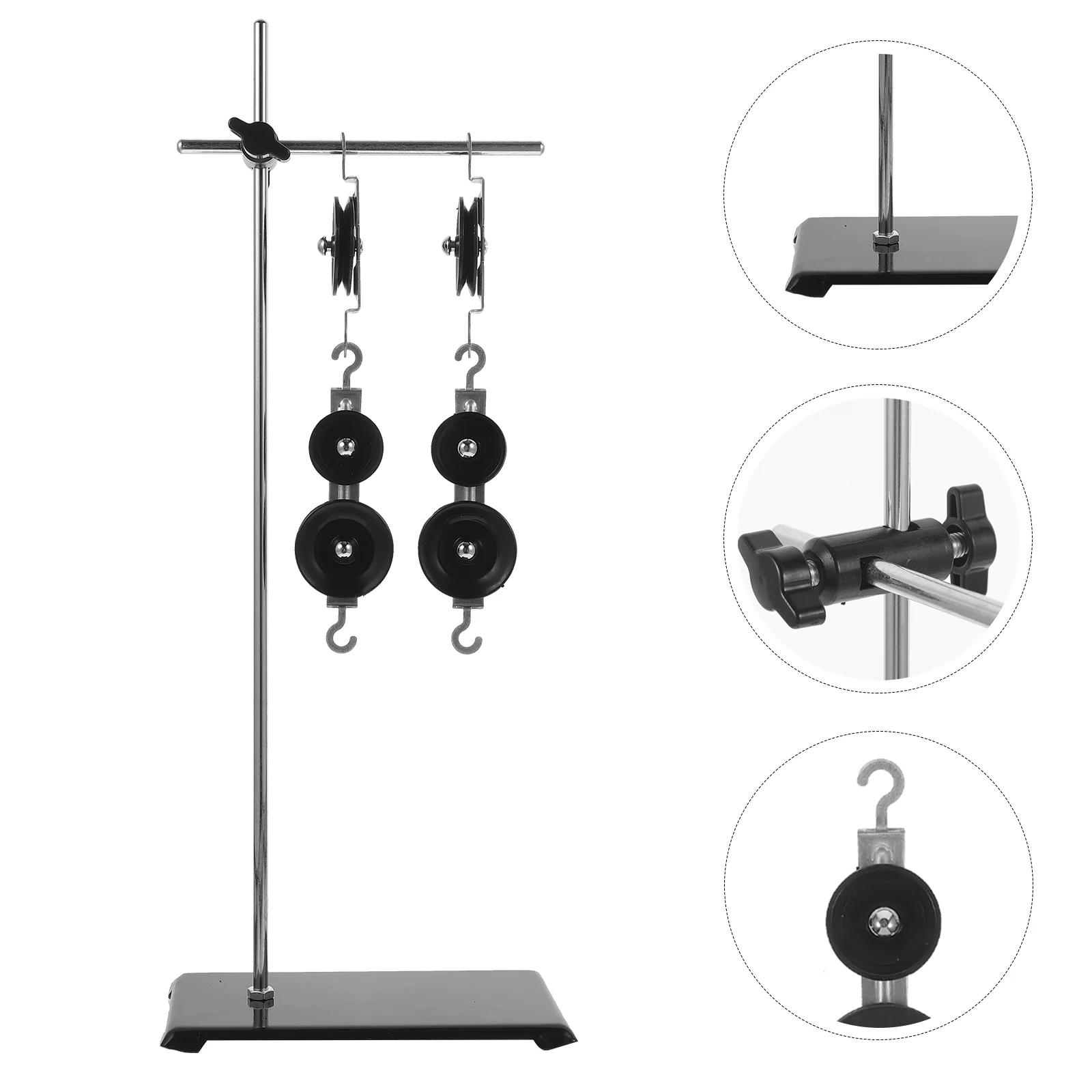 

Experimental Pulley Block Physics Educational Tool Stand for Kit School Supplies Learning System Kids Bracket Tools