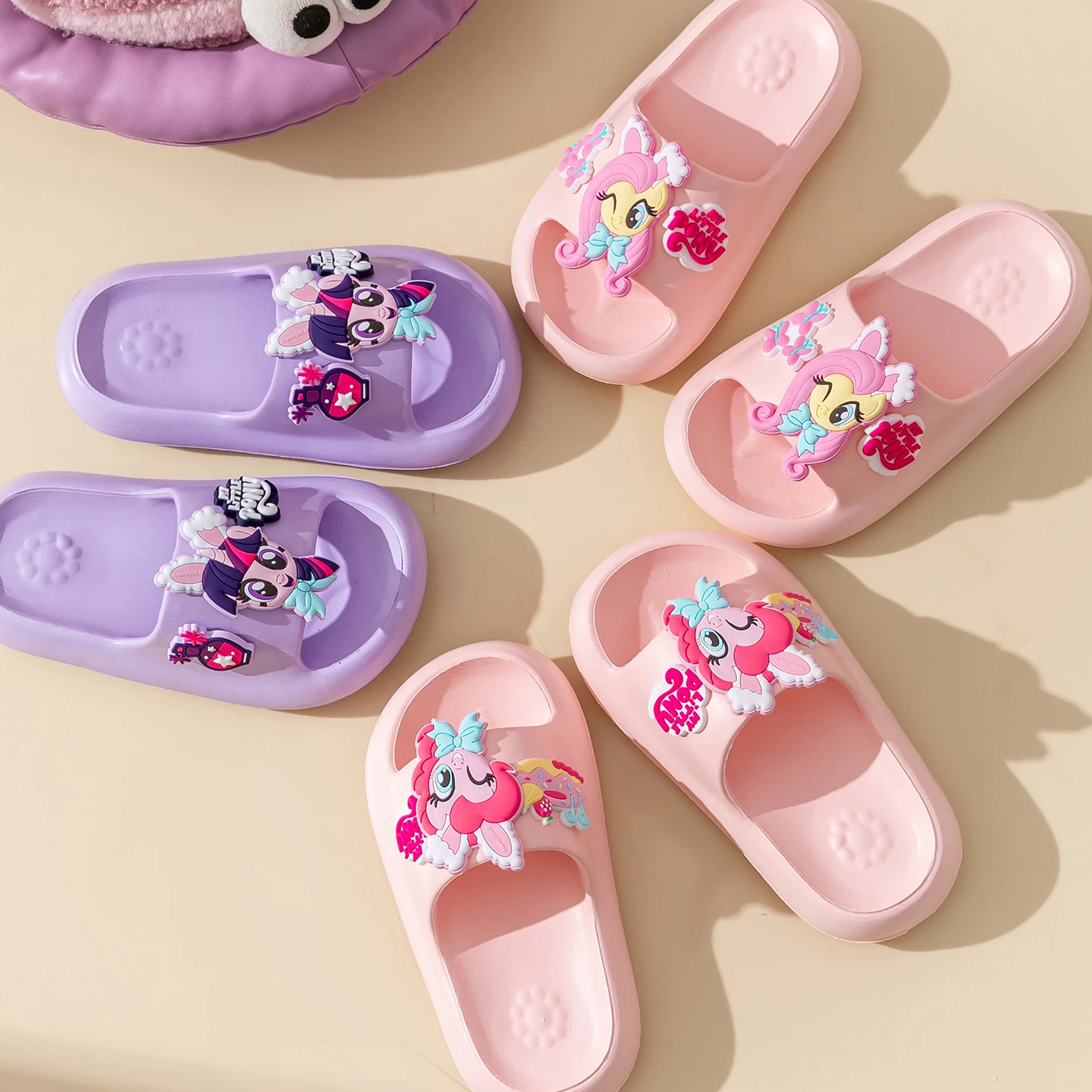 

My Little Pony 2025 New Girls' Slippers Summer spring Children Home Comfortable and Casual Shoes Cute Slippers gifts