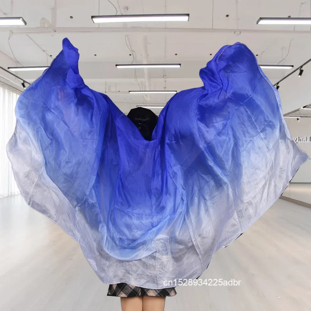 Belly Dance 100% Silk Performance Solid Color Lightweight Veil Shawl Women's Scarf Clothing Accessories Belly Dance Veil