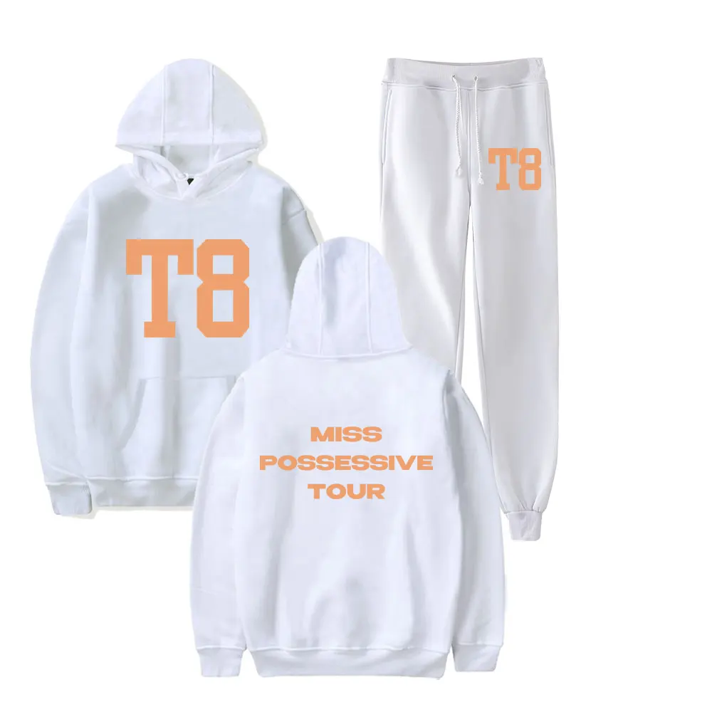 Tate McRae Miss Possessive Tour 2025 Vintage 90s PULLOVER Fashion Merch Hoodies Set Men Women Hoodies Pants Two-Piece Sport