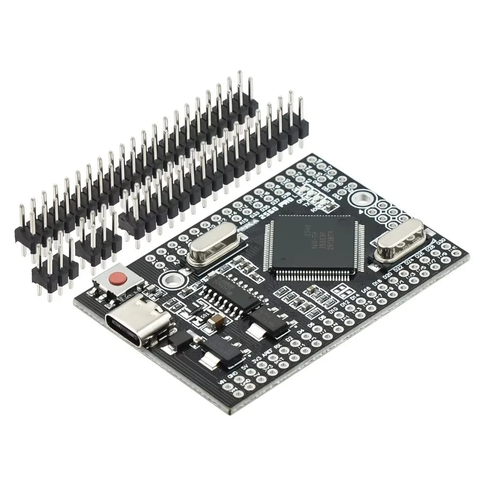 ATmega2560-16AU Mega2560 Pro Development Board FR4 PCB Board Micro USB Smart Electronic Board 5V CH340G Microcontroller Board